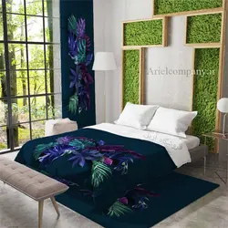 ست اتاق خواب طرح برگ سه بعدی