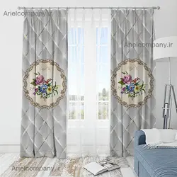 مدل پرده پذیرایی طرح لوزی سه بعدی