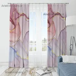 مدل پرده پذیرایی طرح ابرنگی