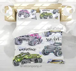 روتختی پسرانه طرح ماشین های رنگی