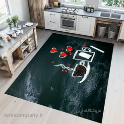 فرشینه آشپزخانه طرح فنجان نقاشی