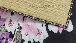 فرشینه آشپزخانه طرح سبزیجات زمینه شلوغ