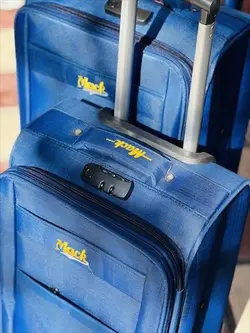 چمدان برزنتی چهار چرخ مارک MAX مک دسته منچستر درجه 1 وارداتی (بزرگ،متوسط،کوچک) - وانسی پلاس
