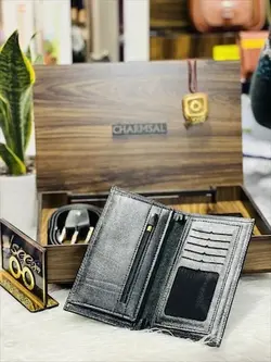 ست هدیه چرمی (کیف پول+کمربند) مارک چرمسال - وانسی پلاس اصفهان