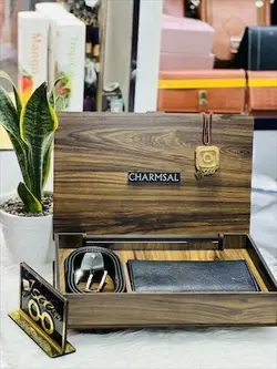 ست هدیه چرمی (کیف پول+کمربند) مارک چرمسال - وانسی پلاس اصفهان