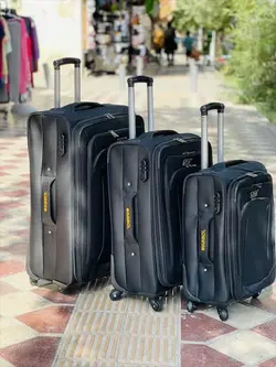 چمدان مسافرتی چهارچرخ گابل (Gabol) برزنتی وارداتی قفل tsa ( سه تیکه ) - وانسی پلاس