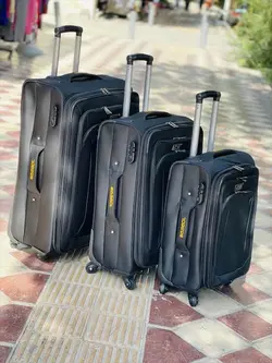 چمدان مسافرتی چهارچرخ گابل (Gabol) برزنتی وارداتی قفل tsa ( سه تیکه ) - وانسی پلاس