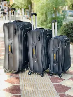 چمدان مسافرتی چهارچرخ گابل (Gabol) برزنتی وارداتی قفل tsa ( سه تیکه ) - وانسی پلاس