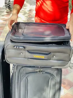 چمدان مسافرتی چهارچرخ گابل (Gabol) برزنتی وارداتی قفل tsa ( سه تیکه ) - وانسی پلاس