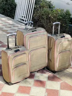 چمدان مسافرتی دو چرخ سه تیکه دسته جلیقه ای اعلاء مارک پلو/مک،... تولیدی وانسی نقدی اقساطی چک صیادی کارمندی کاسب - وانسی پلاس