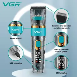 ماشین اصلاح وی جی آر مدل V-695 ا VGR v-695 Hair Trimmer - وانسی پلاس