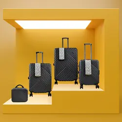 چمدان نشکن چهار تیکه ام آر طوسی روشن - ست کامل ا Mr - وانسی پلاس