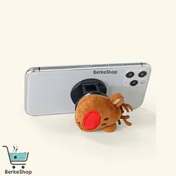 پایه نگهدارنده پاپ سوکت موبایل عروسکی Shein طرح گوزن کد 19