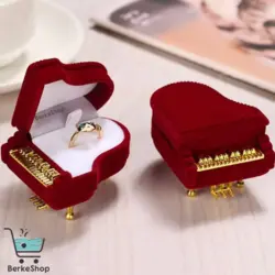 جعبه انگشتر مخمل Shein طرح پیانو