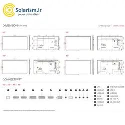 مانیتور صنعتی ال جی (LG) مدل UH5F-H