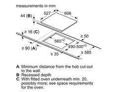 صفحه سرامیکی توکار بوش مدل BOSCH PKF675FP1E