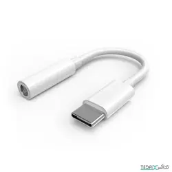 مبدل اورجینال شیائومی تایپ سی به جک 3.5 میلی متری هدفون