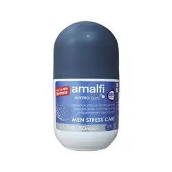 مام رول ضد تعریق مردانه آمالفی مدل MEN STRESS CARE حجم 50 میلی لیتر