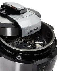 زودپز برقی دسینی 1000 وات 6 لیتر مدل 6006 ا Dessini 6006 Electric Pressure Cooker 6L - گیوامال