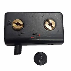 لولا شیشه پاشنه ایی سیاه جهان استیل ورق 2MM