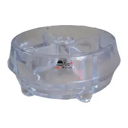 پایه گرد کریستالی شیشه ایی مواد نو ارتفاع 30 میلیمتری