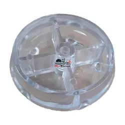 پایه گرد کریستالی شیشه ایی مواد نو ارتفاع 30 میلیمتری