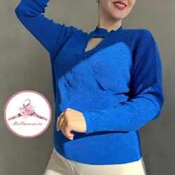 بلوز چپ و راستی لمه ای ترک کد 296