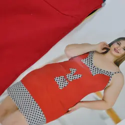 سارافون سایز بزرگ نخ پنبه ترک کد 125