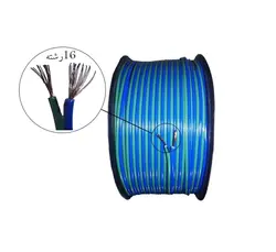 سیم بلندگو سبز آبی
