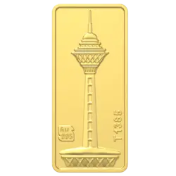 شمش طلای 24 عیار برج میلاد 0.700 گرم (700سوت)