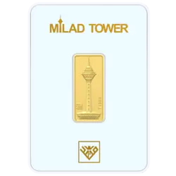 شمش طلای 24 عیار برج میلاد 0.600 گرم (600سوت)