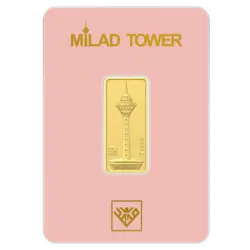 شمش طلای 24 عیار برج میلاد 0.500 گرم(500سوت)