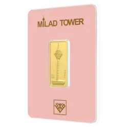 شمش طلای 24 عیار برج میلاد 0.500 گرم(500سوت)