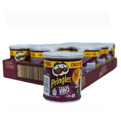چیپس پرینگلز 40 گرم باربیکیو با طعم کباب سابور باکس 12 عددی – Pringles BBQ Flavored con sabor