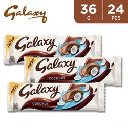 شکلات گلکسی نارگیل بسته 24 عددی Galaxy Coconut