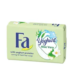 صابون فا ۱۷۵ گرم – با رایحه آلوئه ورا و پروتئین ماست – FA Soap – with yoghurt proteins Caring &amp; fresh bar soap