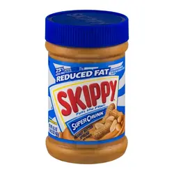 کره بادام زمینی اسکیپی کم چرب مغز دار Skippy
