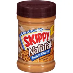 کره بادام زمینی اسکیپی ناچرال سوپرچانک 425 گرم Skippy