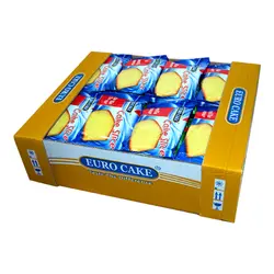 یورو کیک اسلایس وانیل 36عددی 1800گرم EuroCake