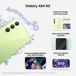 گوشی موبایل سامسونگ Galaxy A54 5G با ظرفیت 128 گیگابایت و رم 8