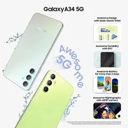 گوشی موبایل سامسونگ Galaxy A34 5G با ظرفیت 128 گیگابایت و رم 8