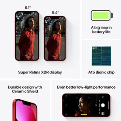گوشی موبایل اپل مدل iPhone 13  دو سیم‌ کارت ظرفیت 256   Not Act/CH