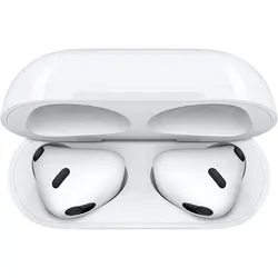 هدفون بی سیم اپل مدل AirPods 3  همراه با محفظه شارژ (اورجینال)