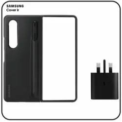 پک کامل لوازم جانبی با قلم و شارژر 25 وات Galaxy Z Fold4 Note Package