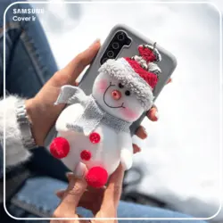 قاب عروسک آدم برفی مناسب برای گوشی سامسونگ