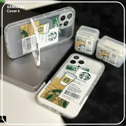 قاب استارباكس فولد استند تاشو مناسب برای گوشی سامسونگ