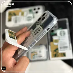 قاب استارباكس فولد استند تاشو مناسب برای گوشی سامسونگ