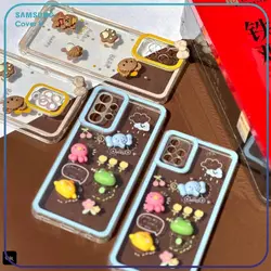 قاب حيوانات و خرس شکلاتی مناسب برای گوشی سامسونگ