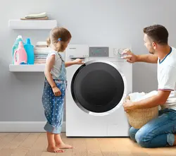 ماشين لباسشويی دوو سری کاريزما 8 کيلويی مدل DWK-CH840C