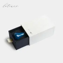 مهر برنجی یاقوت کبود مدل L01